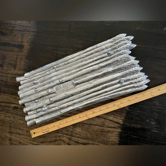 ARTHUR COURT 2012 ASPARAGUS TRAY PLATE DISCONTINUED SERVING PLATTER 18” x 8 EUC - Picture 4 of 5